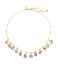 kate spade new york | Metallic Lady Marmalade Mini Necklace | Lyst