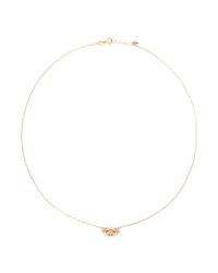 Bao Bao Wan Metallic 'little Pig' 18k Gold Diamond Necklace
