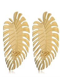 DSquared² | Metallic Leaf Earrings | Lyst