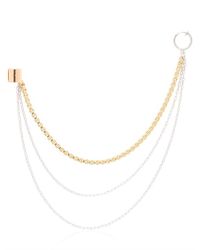 Maria Francesca Pepe | Metallic Never Is A Promise Piercing Ear Cuff | Lyst