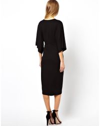 kimono asos midi sleeve dress