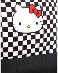 vans checkerboard hello kitty backpack