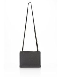 Alexander Wang | Prisma Skeletal Double Envelope Clutch in Embossed Black with Matte Black | Lyst
