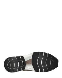 Cinzia Araia 30mm Leather Plexiglas Sneakers in Black ...