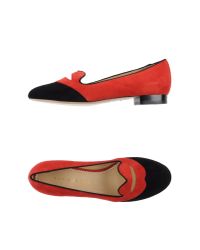 Charlotte Olympia Black Moccasins