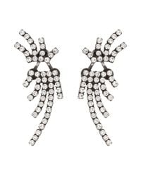 DANNIJO - Metallic Willis Crystal Ear Jacket & Button Earrings Set - Lyst