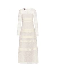 Burberry Prorsum Lace Dress in White - Lyst