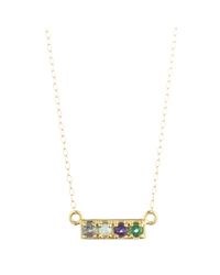 Lulu Frost | Multicolor Code 18kt "love" Necklace | Lyst