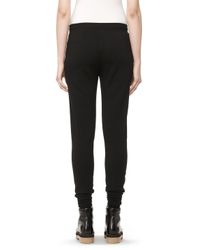 Alexander Wang Black French Terry Sweatpant