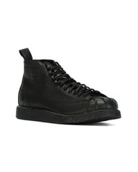 shell toe mens black