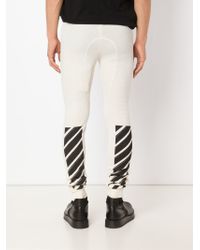 o Virgil Abloh Cotton Waffle Leggings 