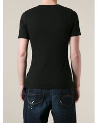 Vivienne Westwood Anglomania Orb Logo Tshirt in Black for Men | Lyst