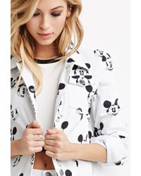 mickey mouse denim jacket forever 21