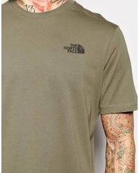 green north face shirt