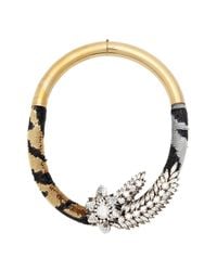 Shourouk - Multicolor Tiger Comet Necklace - Lyst