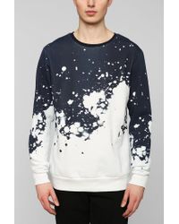 dark blue bleached sweatshirt