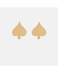 Camilla Dietz Bergeron - Metallic Cartier Gold Suit Spade Earrings - Lyst