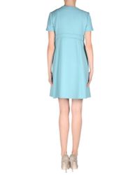 Tara Jarmon Blue Short Dress
