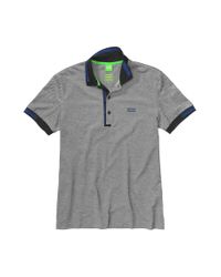 BOSS Green Black 'paule' | Slim Fit, Cotton Polo Shirt for men