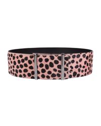 Dorothee Schumacher - Black Vibrant Texture Belt Width 6 Cm - Lyst