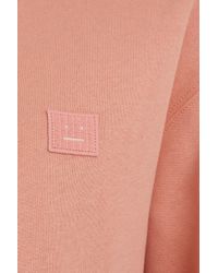 Acne Pink Cotton Fairview Face Sweater