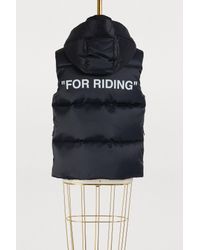 doudoune sans manche off white