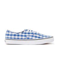blue gingham vans