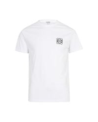 Loewe Cotton Anagram T-shirt in White for Men - Lyst