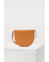 Loewe Leather Heel Mini Bag in Amber 