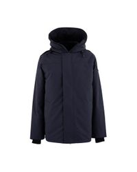 Canada Goose Goose Garibaldi Parka With Removable Padding in Navy (Blue)  for Men - Lyst