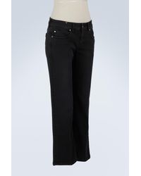 Notify Denim Hellebora Capri Jeans in Black | Lyst