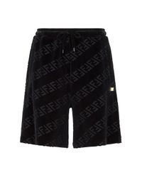 black fendi shorts