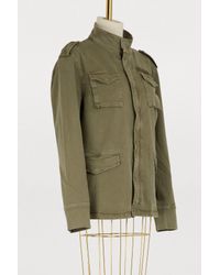 Anine Bing Army Green Cotton Jacket