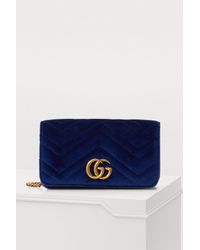 gucci chevron textured logo clutch