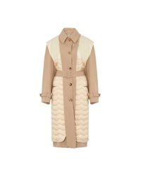 chloe white coat