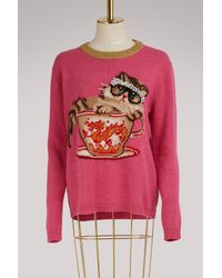 pink cat jumper