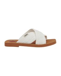 sandales plates chloe