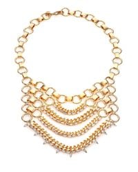 DANNIJO | Metallic Ari Draped Chain Bib Necklace | Lyst