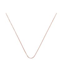 Monica Vinader | Pink Fine Oval Box Chain 18"/46cm | Lyst