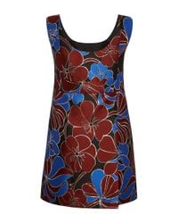Marni Multicolor Blossom Jacquard Sleeveless Dress