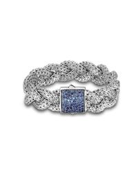 John Hardy | Metallic Large Braided Bracelet | Lyst