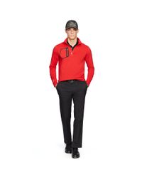 Ralph Lauren | Red Jersey Half-zip Pullover for Men | Lyst