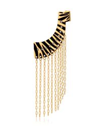 Maria Francesca Pepe | Metallic Jungle Fringe Mono Earring | Lyst