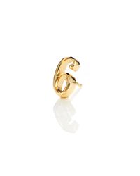 Lulu Frost | Metallic Code Number 14kt #6 Earring | Lyst