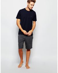 mens black lounge shorts