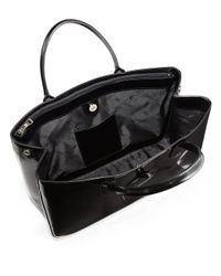 longchamp patent leather tote