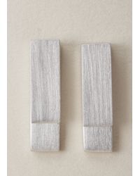 Ming Yu Wang | Metallic Sterling Silver Key Earrings | Lyst