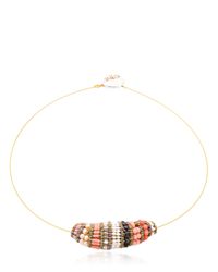 Ziio | Pink Colibrì Necklace | Lyst