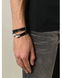bvlgari mens leather bracelet