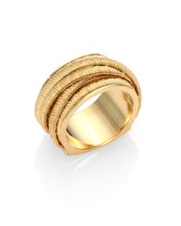 Marco Bicego | Metallic Cairo 18k Yellow Gold Seven-strand Band Ring | Lyst
